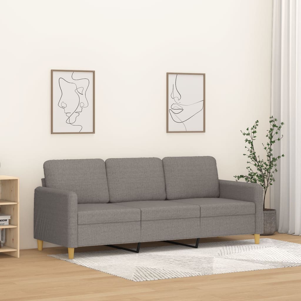 Křeslo Světle Šedé Textil