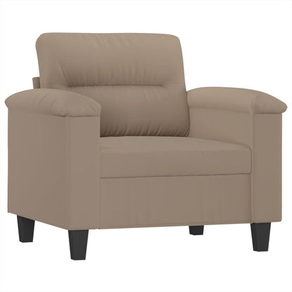 Křeslo Taupe 60 Cm Tkanina Z Mikrovlákna