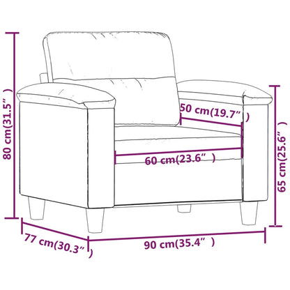 Křeslo Tmavě Šedé 60 Cm Tkanina Z Mikrovlákna