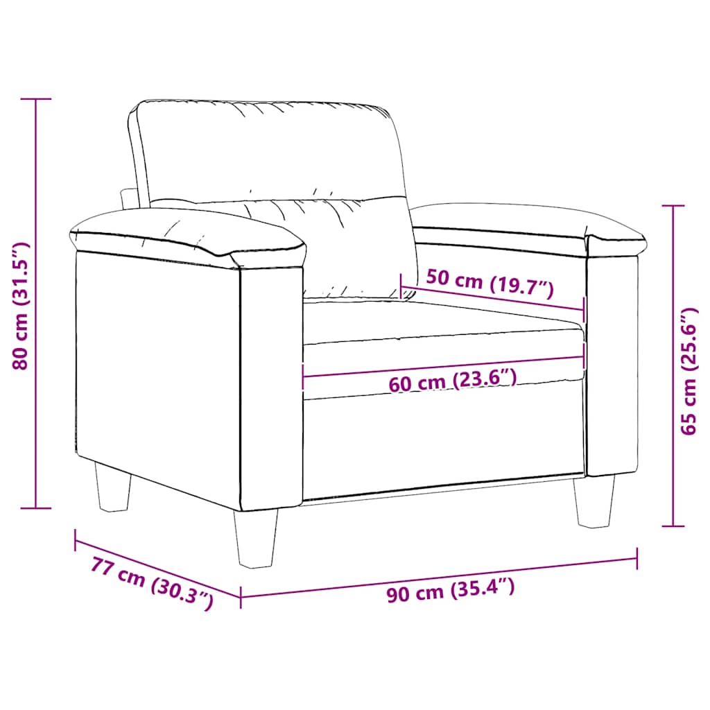 Křeslo Tmavě Šedé 60 Cm Tkanina Z Mikrovlákna