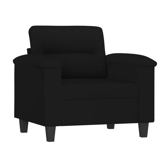 Křeslo Černé 60 Cm Tkanina Z Mikrovlákna