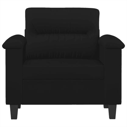 Křeslo Černé 60 Cm Tkanina Z Mikrovlákna
