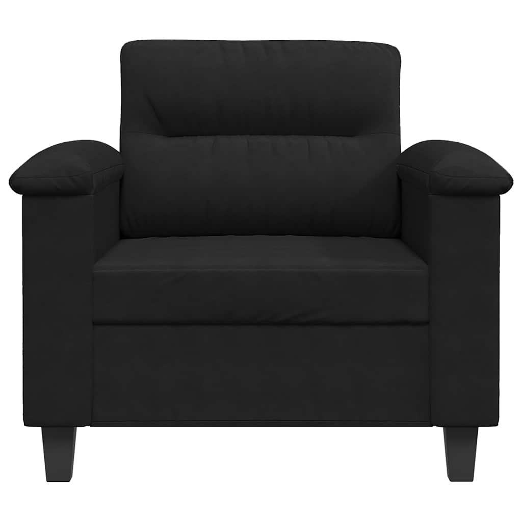 Křeslo Černé 60 Cm Tkanina Z Mikrovlákna