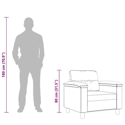 Křeslo Černé 60 Cm Tkanina Z Mikrovlákna
