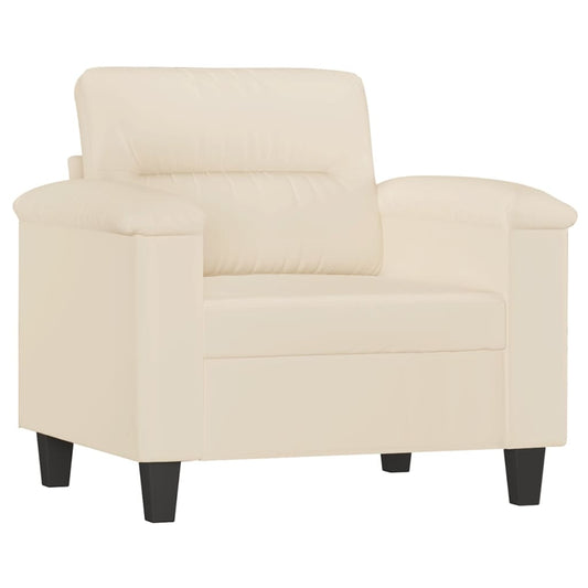 Křeslo Béžové 60 Cm Tkanina Z Mikrovlákna