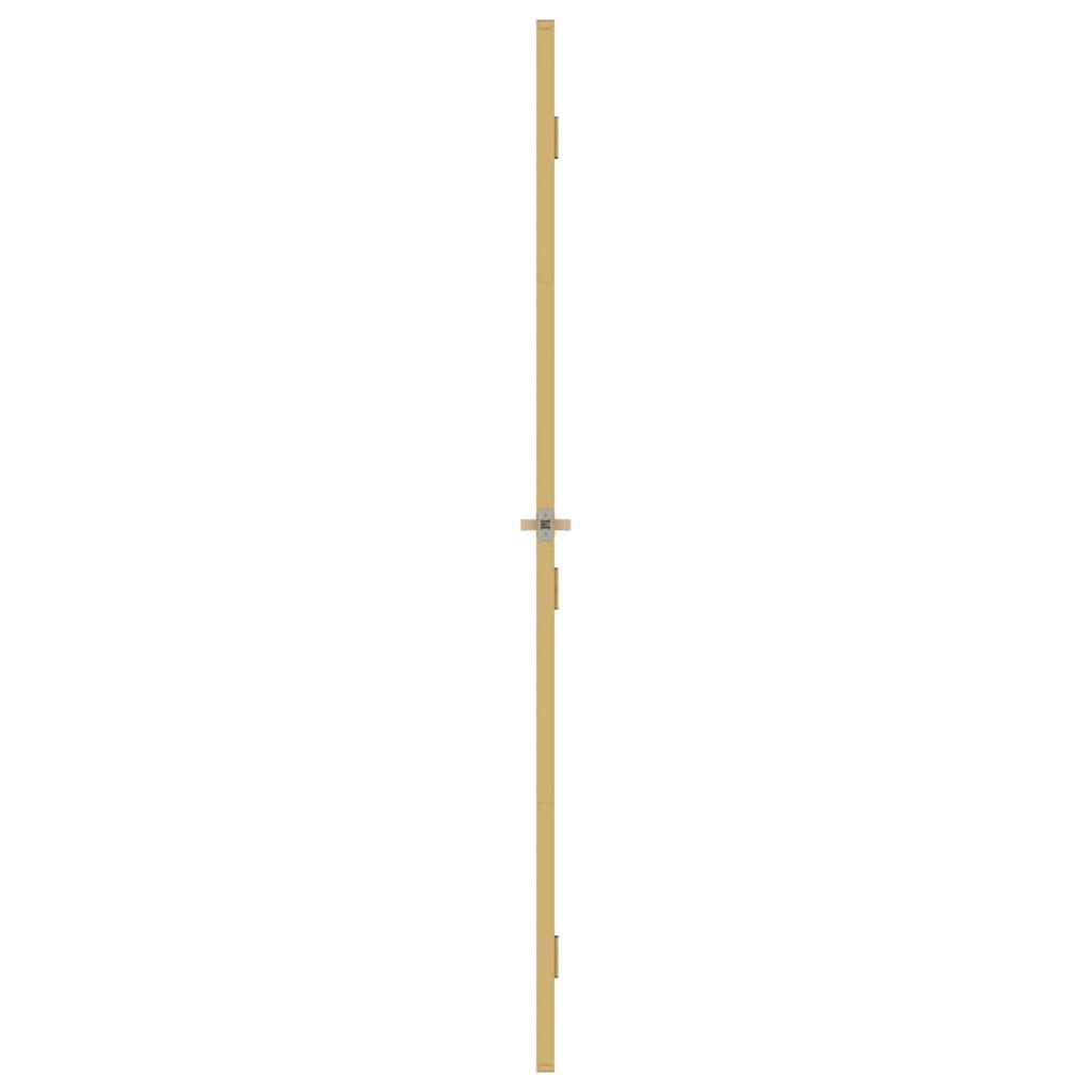 Interiérové Dveře Úzké Zlaté 93X201,5 Cm Tvrzené Sklo A Hliník