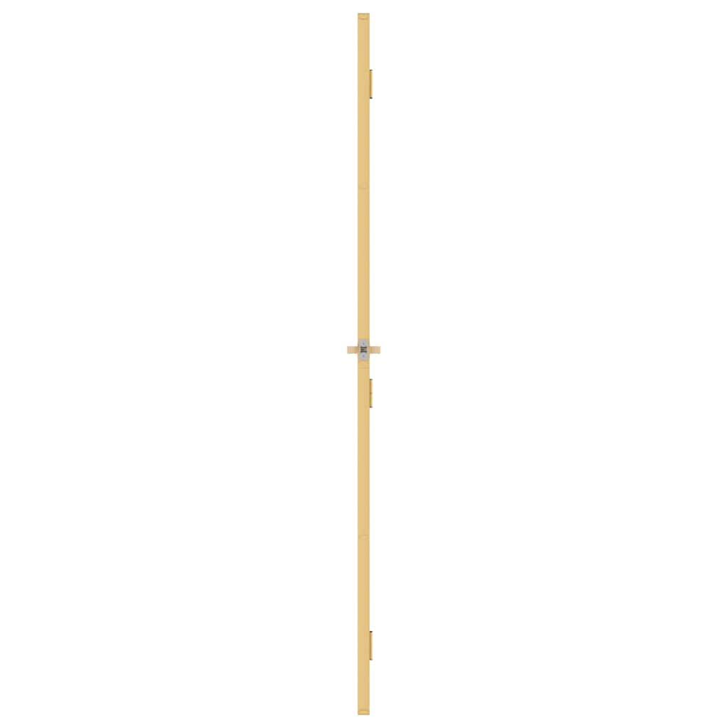 Interiérové Dveře Úzké Zlaté 93X201,5 Cm Tvrzené Sklo A Hliník