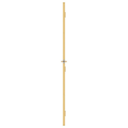 Interiérové Dveře Úzké Zlaté 93X201,5 Cm Tvrzené Sklo A Hliník