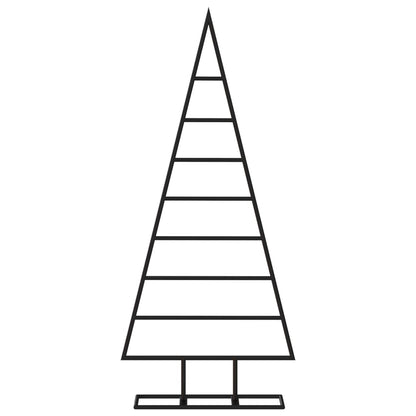 Kovový Vánoční Stromeček Pro Dekorace Černý