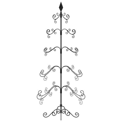 Kovový Vánoční Stromeček Pro Dekorace Černý