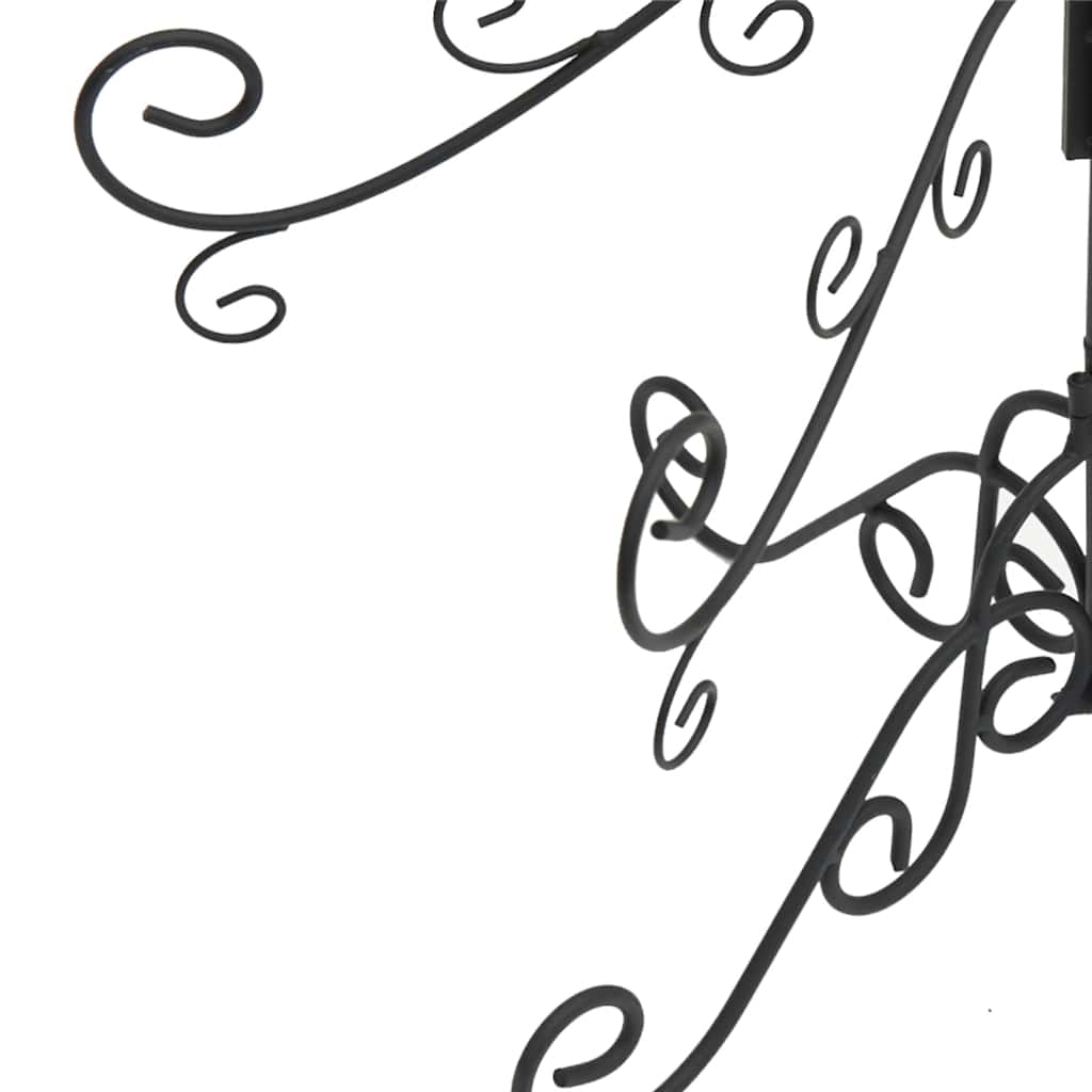 Kovový Vánoční Stromeček Pro Dekorace Černý