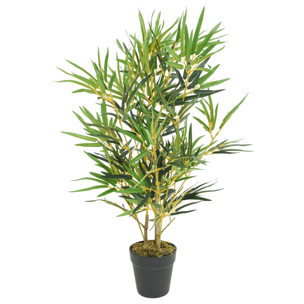 Umělý Bambus 552 Listů 120 Cm Zelený