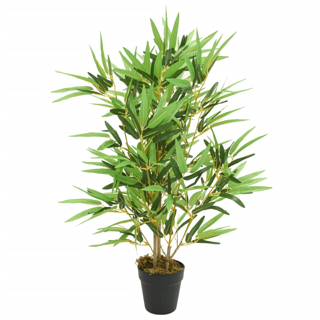 Umělý Bambus 552 Listů 120 Cm Zelený