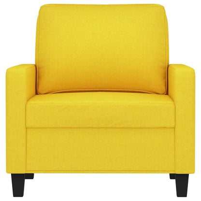 Křeslo Světle Žluté 60 Cm Textil