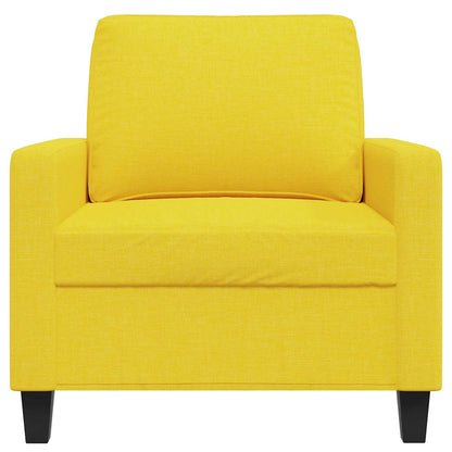 Křeslo Světle Žluté 60 Cm Textil