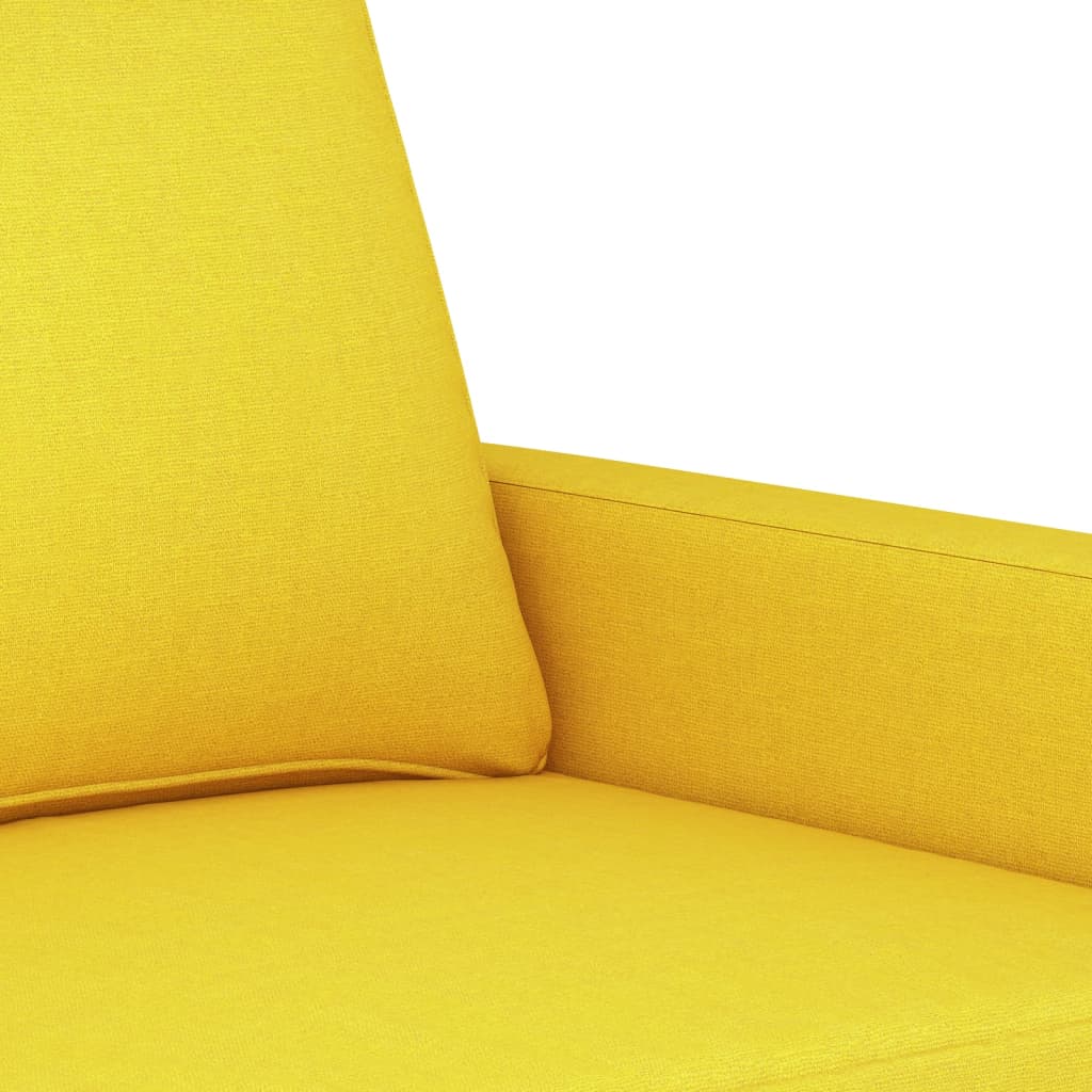 Křeslo Světle Žluté 60 Cm Textil