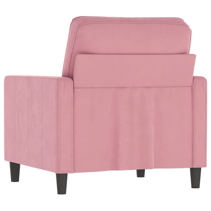 Křeslo Růžové 60 Cm Samet