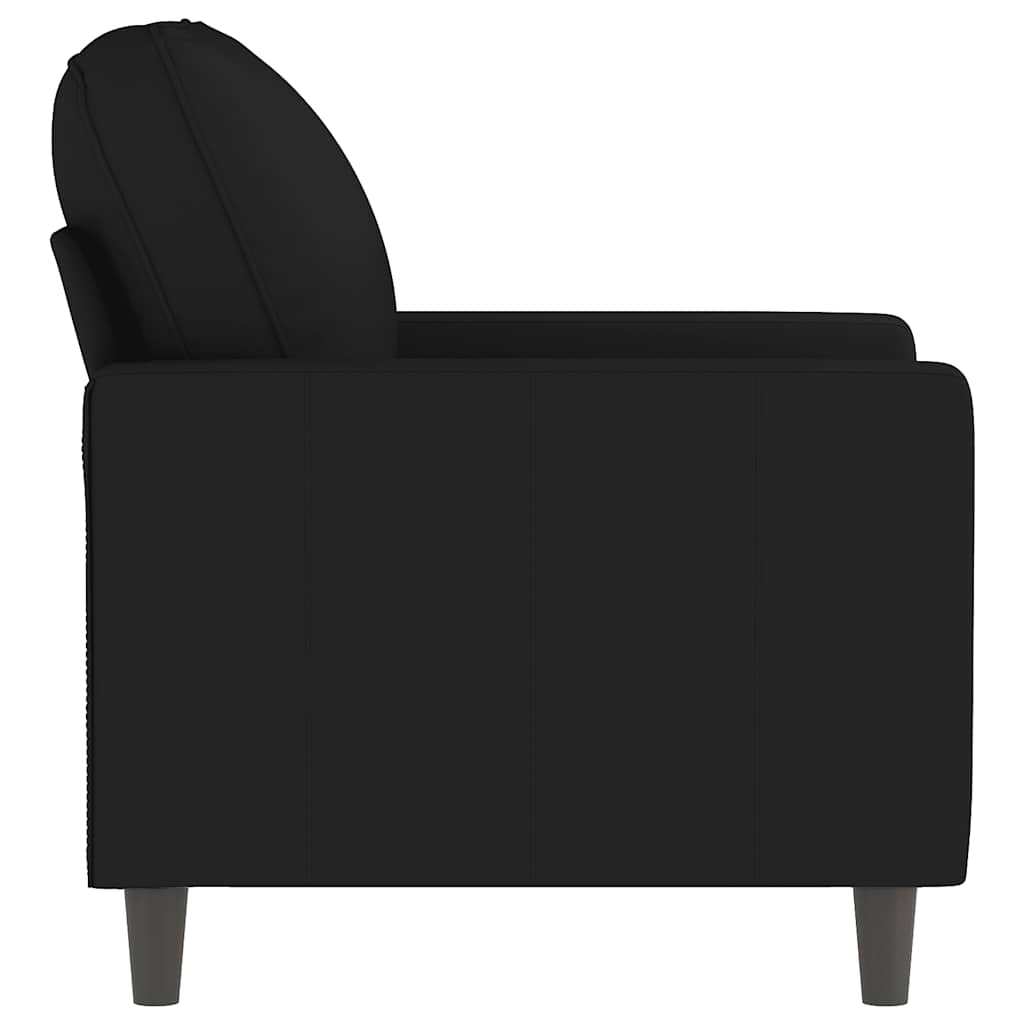 Křeslo Černé 60 Cm Samet