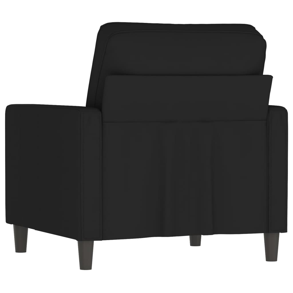 Křeslo Černé 60 Cm Samet