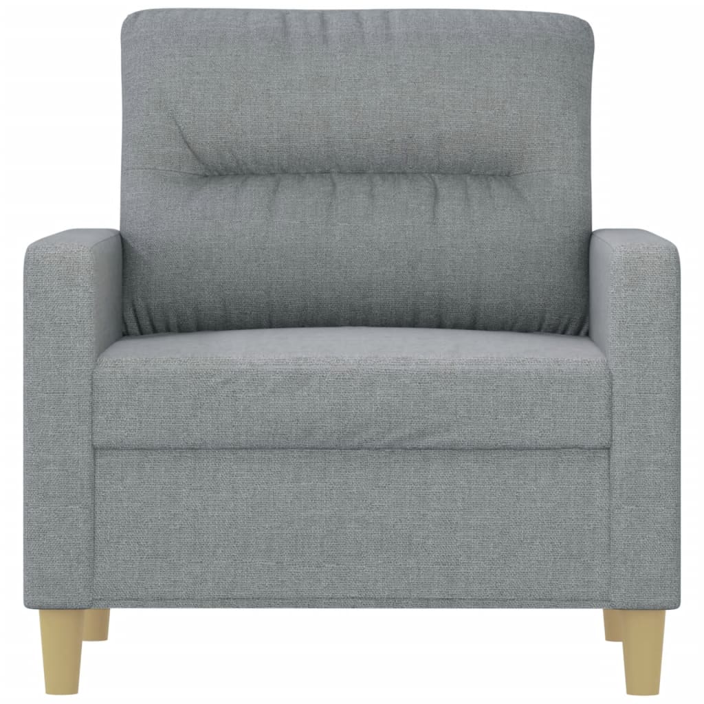 Křeslo Světle Šedé 60 Cm Textil