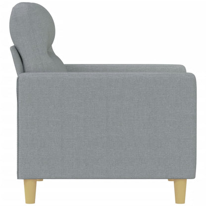Křeslo Světle Šedé 60 Cm Textil