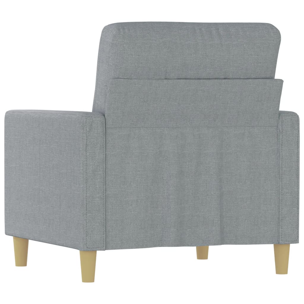 Křeslo Světle Šedé 60 Cm Textil