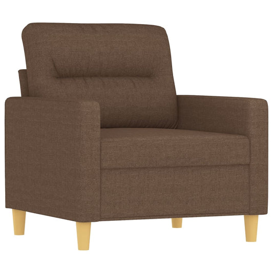 Křeslo Hnědé 60 Cm Textil
