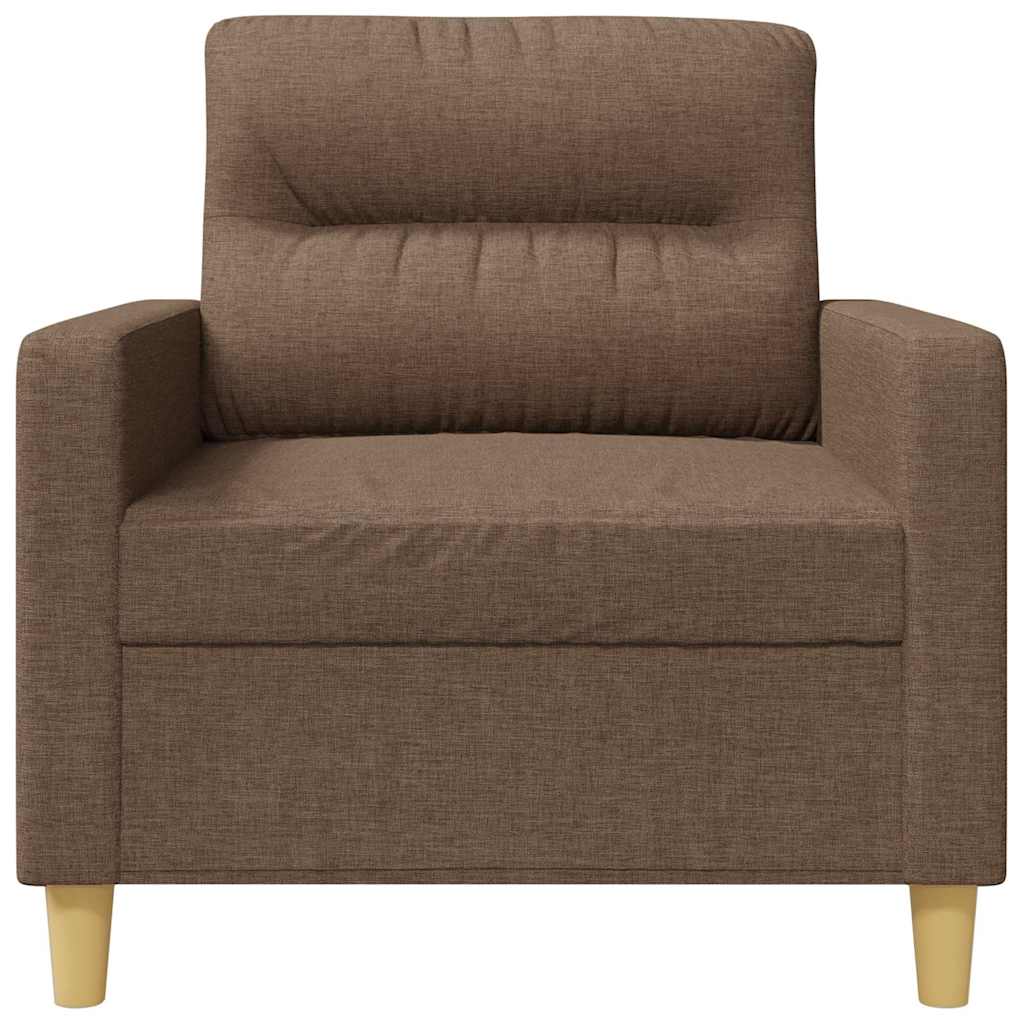 Křeslo Hnědé 60 Cm Textil