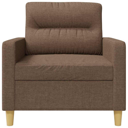 Křeslo Hnědé 60 Cm Textil