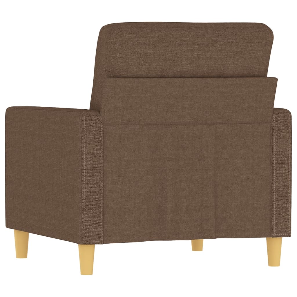 Křeslo Hnědé 60 Cm Textil