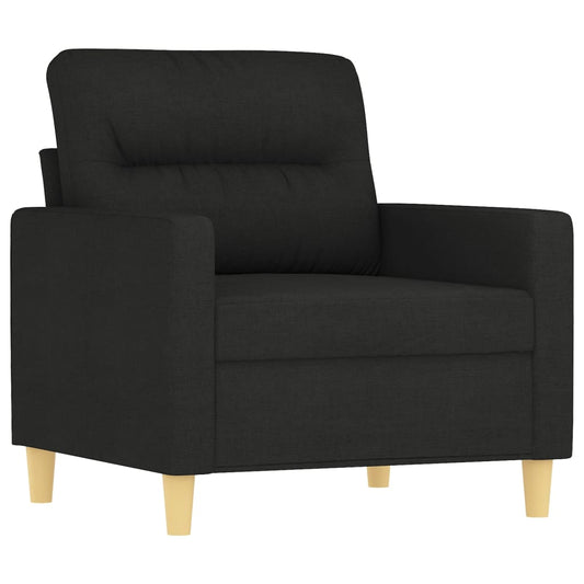 Křeslo Černé 60 Cm Textil