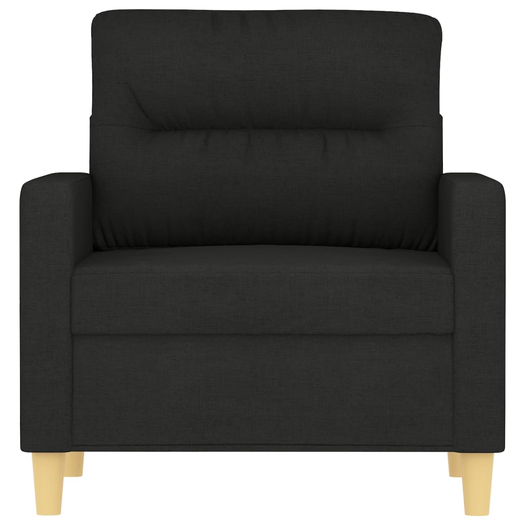 Křeslo Černé 60 Cm Textil