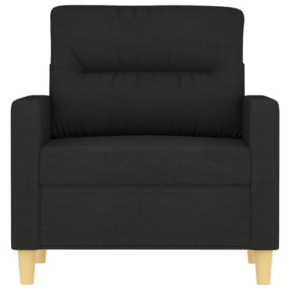 Křeslo Černé 60 Cm Textil