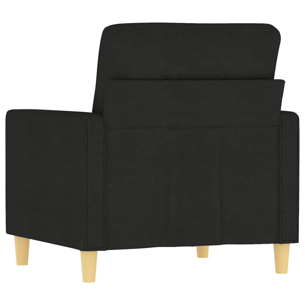 Křeslo Černé 60 Cm Textil