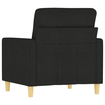 Křeslo Černé 60 Cm Textil