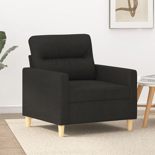 Křeslo Černé 60 Cm Textil