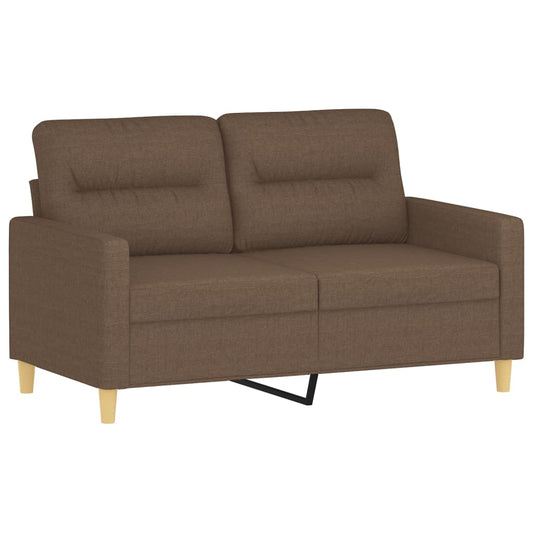 2Místná Pohovka Hnědá 120 Cm Textil