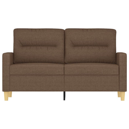 2Místná Pohovka Hnědá 120 Cm Textil