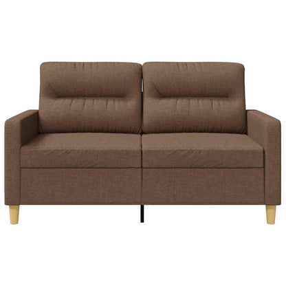 2Místná Pohovka Hnědá 120 Cm Textil