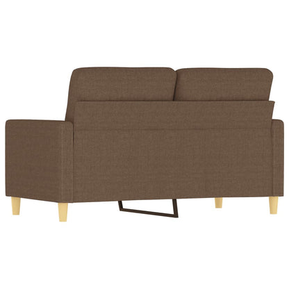 2Místná Pohovka Hnědá 120 Cm Textil