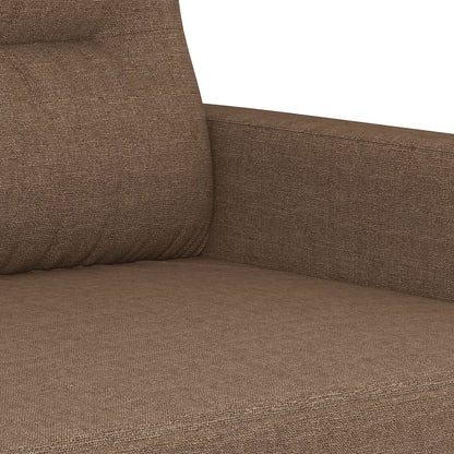 2Místná Pohovka Hnědá 120 Cm Textil