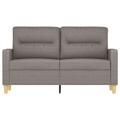2Místná Pohovka Taupe 120 Cm Textil