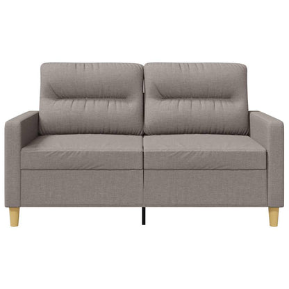 2Místná Pohovka Taupe 120 Cm Textil