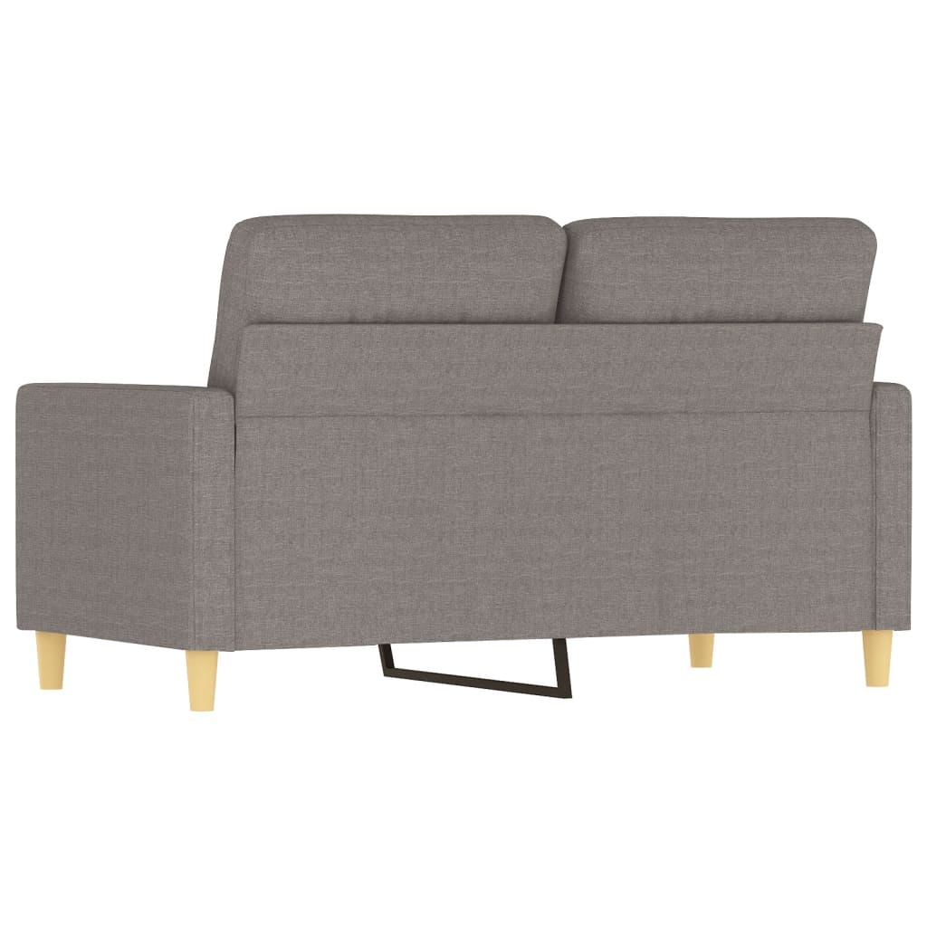 2Místná Pohovka Taupe 120 Cm Textil