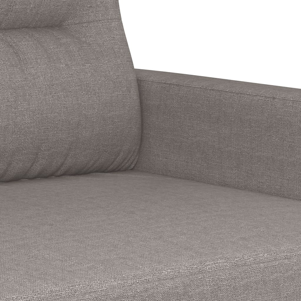 2Místná Pohovka Taupe 120 Cm Textil
