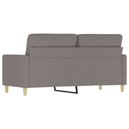 2Místná Pohovka Taupe 140 Cm Textil