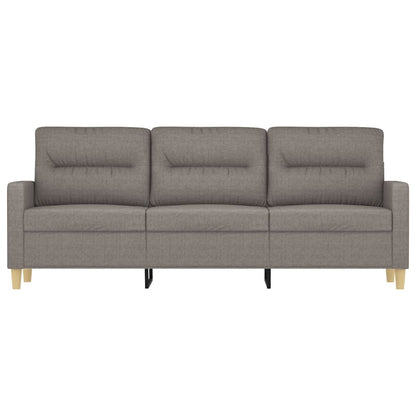 3Místná Pohovka Taupe 180 Cm Textil