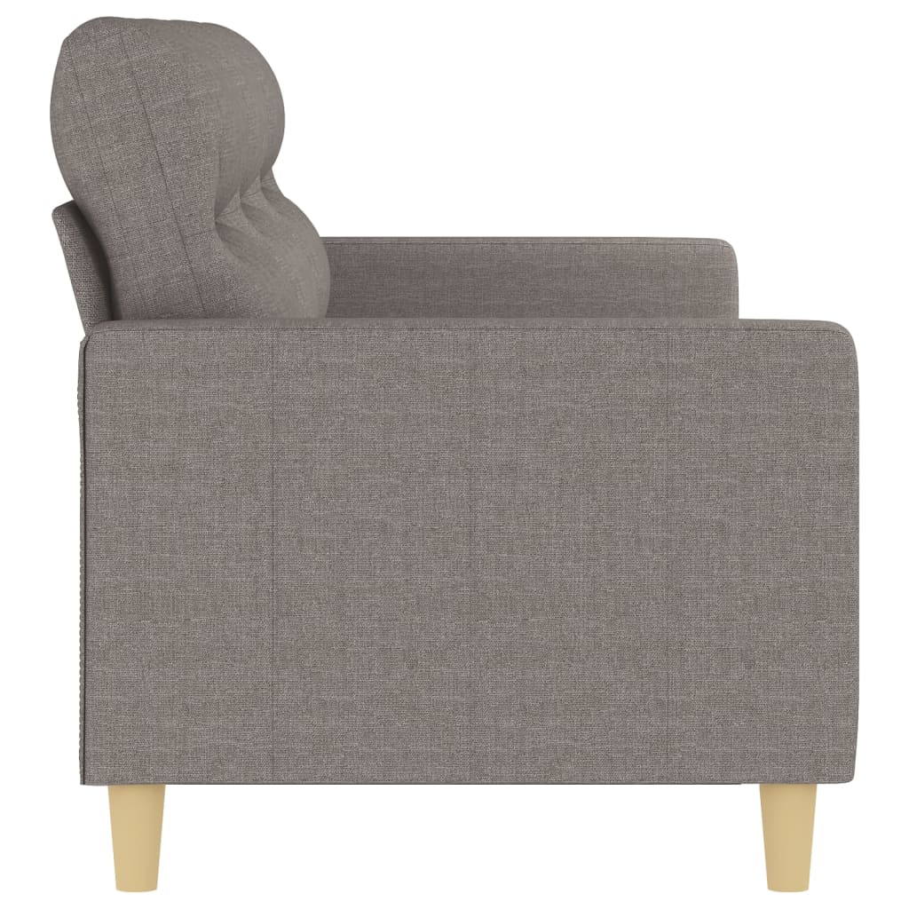 3Místná Pohovka Taupe 180 Cm Textil