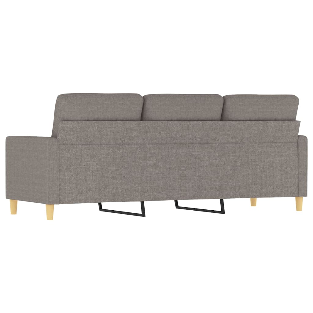 3Místná Pohovka Taupe 180 Cm Textil