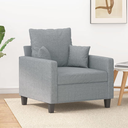 Křeslo Světle Žluté Textil